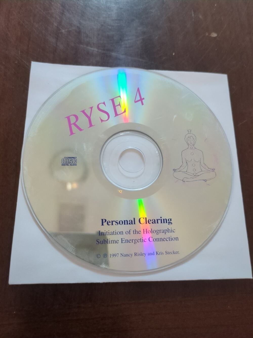 RYSE 4 Personal Clearing initiation of the holographic sublime CD 1997 disc only